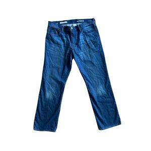 GAP 1969 NWT Standard Fit Dark Wash Blue Denim Jeans Mens Size 36x32 Work Casual
